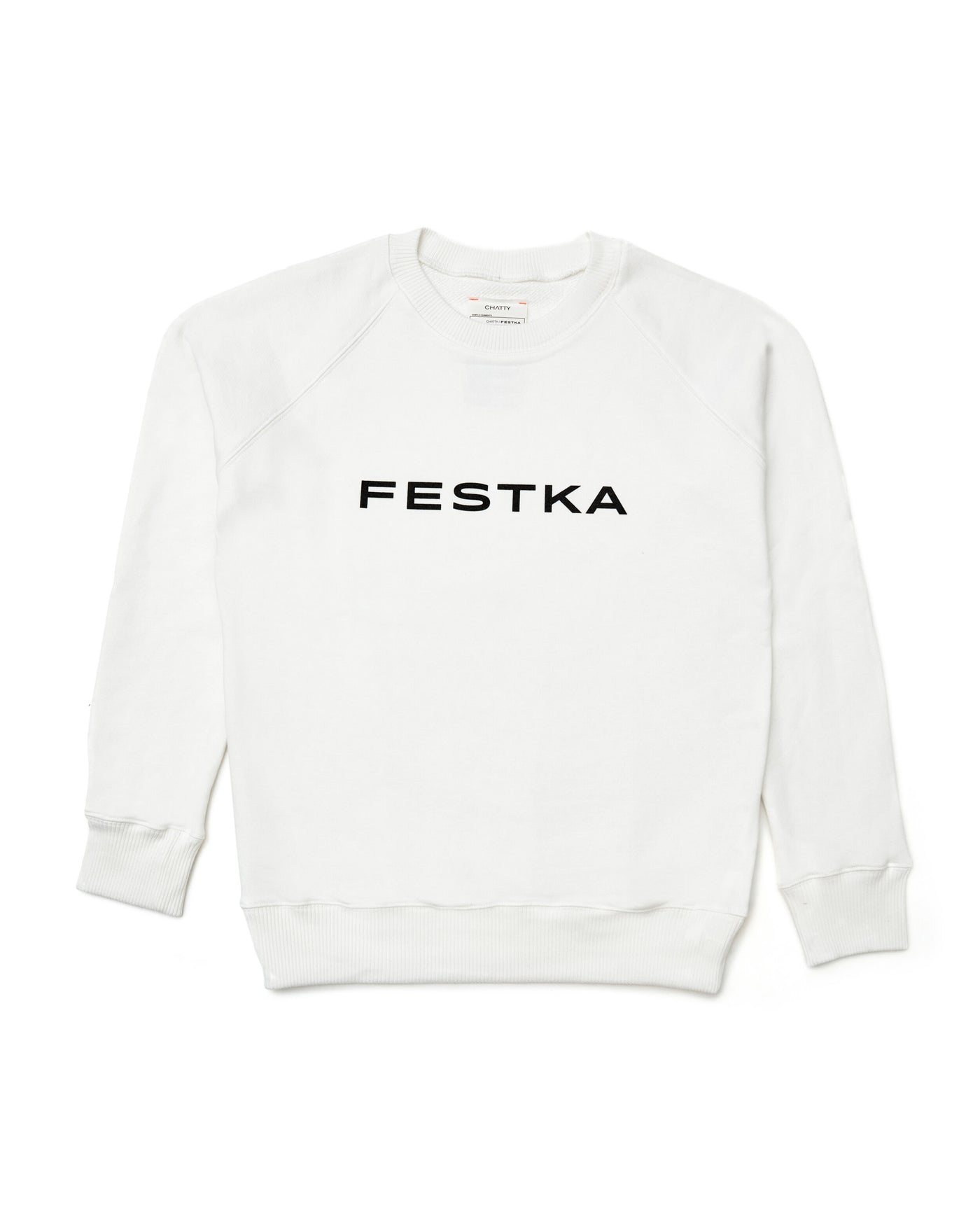 Festka x CHATTY sweatshirt WHITE